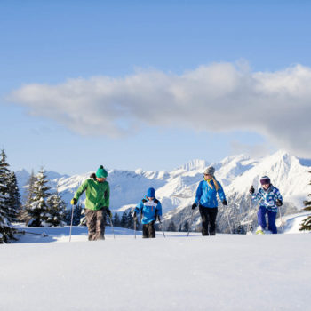 Schneeschuwandern bei Meransen am Gitschberg