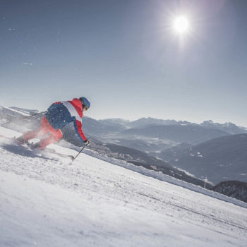 Skivergnügen auf bestens präparierten Pisten auf dem Gitschberg