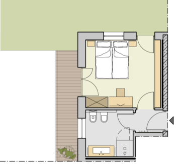 Zimmer Brunelle am Hoferhof Meransen