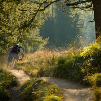 Mountainbiken am Gitschberg